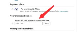 How to use afterpay on Amazon via Amazon Gift Card 