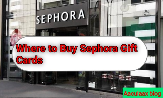 Where to buy Sephora gift card