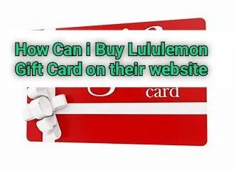 How can i buy Lululemon gift card on their website