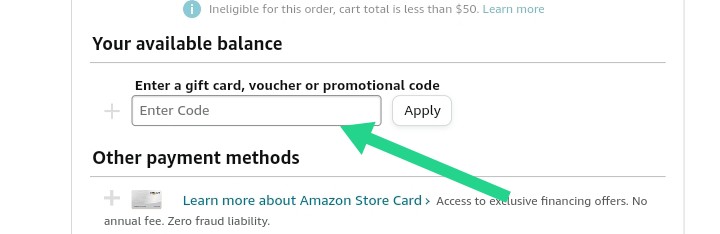 What is Amazon promotional code 